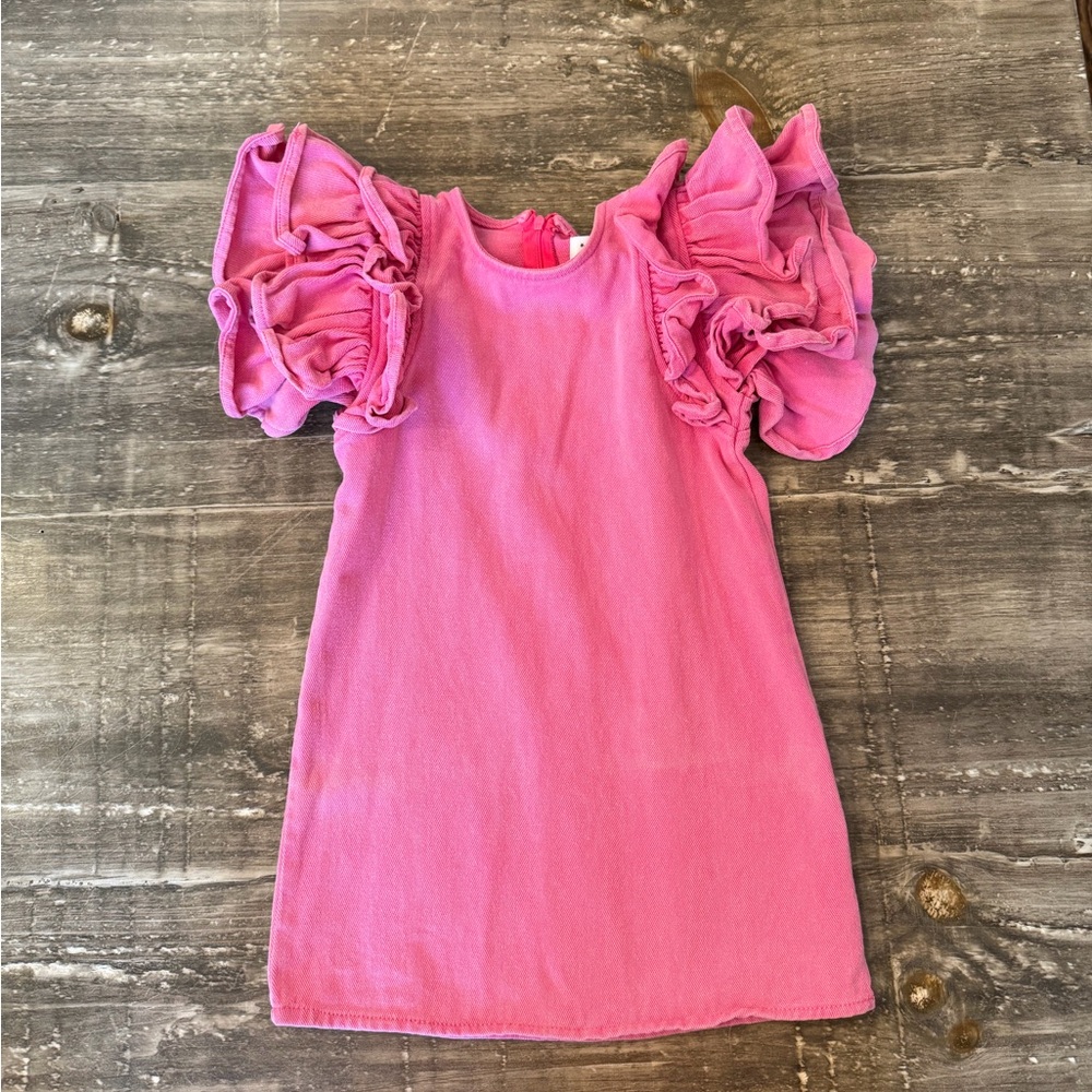 Lola + The Boys 4T Pink Denim Dress